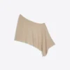 Asymmetric Metallic Thread Cape