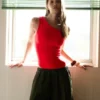 Asymmetric Ruched Strappy Bodysuit