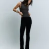 Asymmetric Ruched Strappy Bodysuit