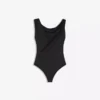 Asymmetric Ruched Strappy Bodysuit