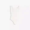 Asymmetric Ruched Strappy Bodysuit