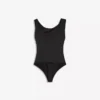Asymmetric Ruched Strappy Bodysuit