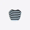 Asymmetric Striped Sweater