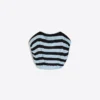 Asymmetric Striped Sweater