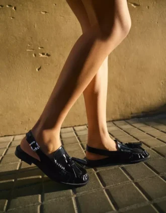 Backless Tassel Loafers – Shoes