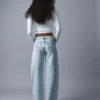Baggy Jeans with Star Studs – Pants
