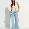 Baggy Jeans with Star Studs – Pants
