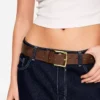 Belt with Gold Buckle – Accessories