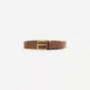 Belt with Gold Buckle – Accessories