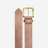 Belt with Gold Buckle – Accessories