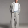 Boxy Fit Zip-Up Sweatshirt with Print – Sweatshirts & Hoodies