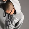 Boxy Fit Zip-Up Sweatshirt with Print – Sweatshirts & Hoodies