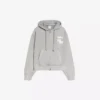 Boxy Fit Zip-Up Sweatshirt with Print – Sweatshirts & Hoodies