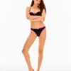 Contrast Lace Thong