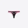 Contrast Lace Thong