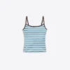 Contrast Striped Strappy Top