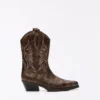Cowboy Boot with Toe Detail – Ankle Boots