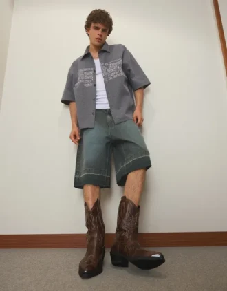 Cowboy Boot with Toe Detail