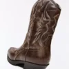 Cowboy Boot with Toe Detail – Ankle Boots