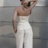 Denim Bandeau Top – #Bershkastyle – Women
