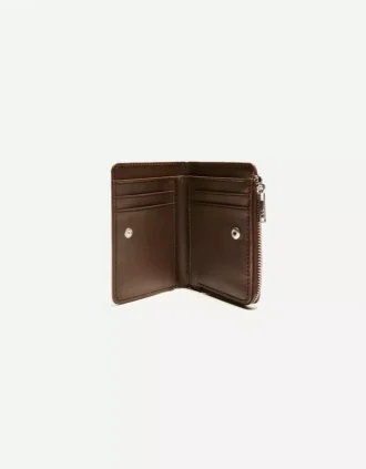 Embossed Faux-Patent-Finish Animal Print Purse – Accessories