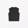 Embroidered Sleeveless T-Shirt