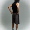 Faded Wash Boxy Fit Bermuda Shorts – Shorts and Jorts
