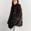 Faux Fur Lapel Jacket – Jackets and Trench – Women Faux Fur Lapel Jacket – Jackets and Trench – Women
