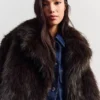 Faux Fur Lapel Jacket – Jackets and Trench – Women Faux Fur Lapel Jacket – Jackets and Trench – Women
