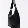 Faux Leather Bucket Bag