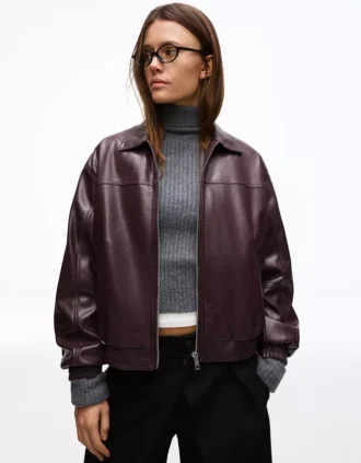 Faux Leather Jacket – Jackets and Trench