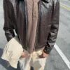 Faux Leather Jacket – Jackets – Men