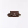 Faux Suede Belt with Pocket