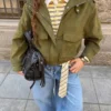 Faux Suede Jacket