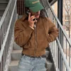 Faux Suede Jacket – Jackets – Men
