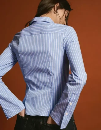 Fitted Shirt with Flared Sleeves – Shirts and Blouses