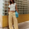 Flowing Striped Trousers – Women