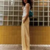 Flowing Striped Trousers – Women