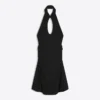 Halter Off-The-Shoulder Dress