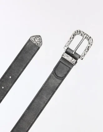 Hammered Buckle Belt – Accessories