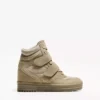 High-Top Sneakers with Inner Wedge – Shoes
