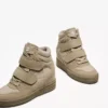 High-Top Sneakers with Inner Wedge – Shoes