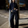 High-Waist Straight Wide-Leg Jeans – Pants – Women High-Waist Straight Wide-Leg Jeans – Pants – Women