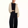 Hooded Faux Fur Jacket – Jackets and Trench Hooded Faux Fur Jacket – Jackets and Trench
