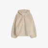 Hooded Faux Fur Jacket – Jackets and Trench Hooded Faux Fur Jacket – Jackets and Trench