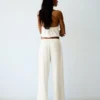 Linen Blend Halter Waistcoat – Women