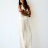 Linen Blend Halter Waistcoat – Women
