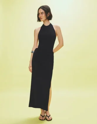 Long Halter Neck Dress