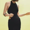 Long Halter Neck Dress