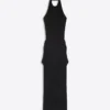 Long Halter Neck Dress